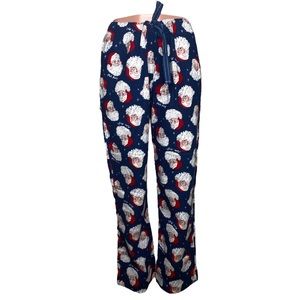 OLD NAVY NWT Women’s L Blue Red M Santa Christmas Pajamas “Old Navy Make Magic”